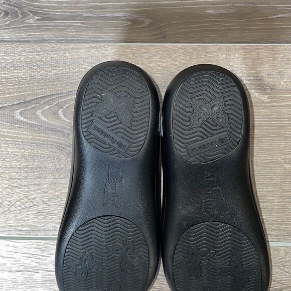 Alegria Kimi PRO Stone Roses Womens Sz 6-6.5/EU 36M Leather Metallic Floral Shoe - Picture 8 of 12